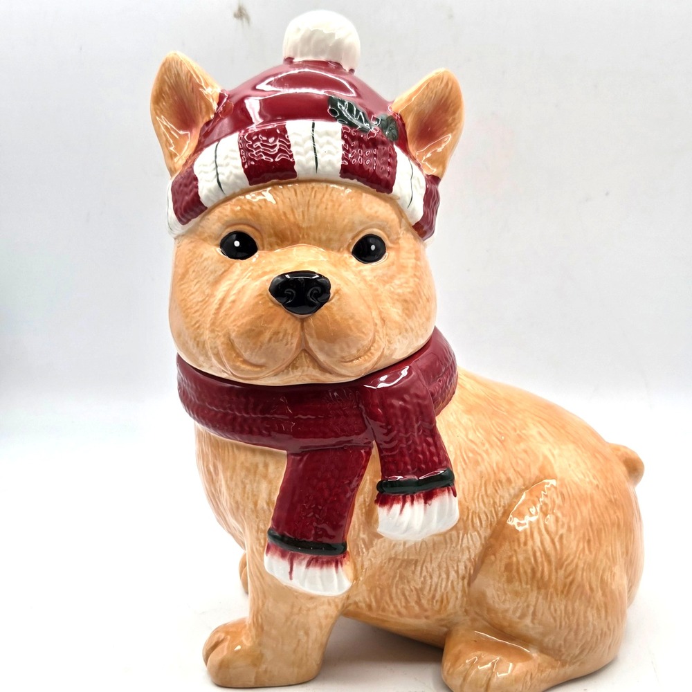 French Bulldog Ceramic Cookie Jar by Winter Wonder Lane
